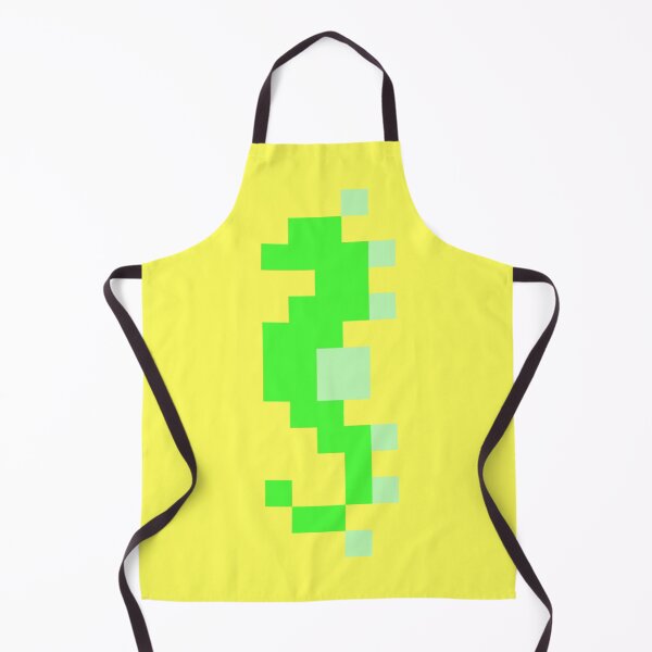 Item preview, Green Pixel Sea Horse designed and sold by rin3d .