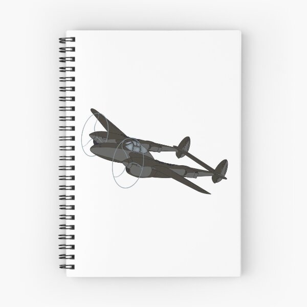 Item preview, P-38 Lightning Vintage Twin Fighter Stylized designed and sold by RampRatGear.