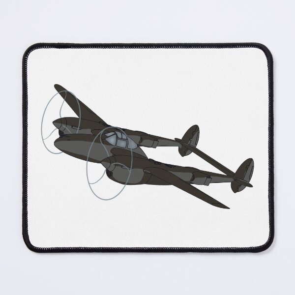 Item preview, P-38 Lightning Vintage Twin Fighter Stylized designed and sold by RampRatGear.