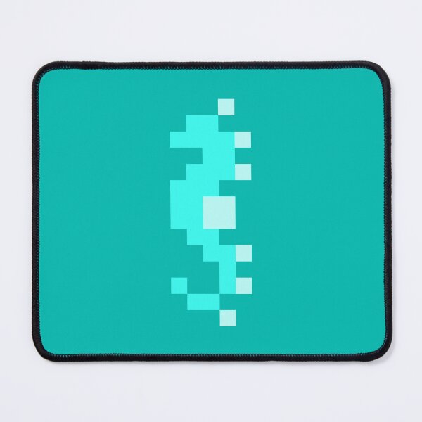 Item preview, Cyan Pixel Sea Horse designed and sold by rin3d .