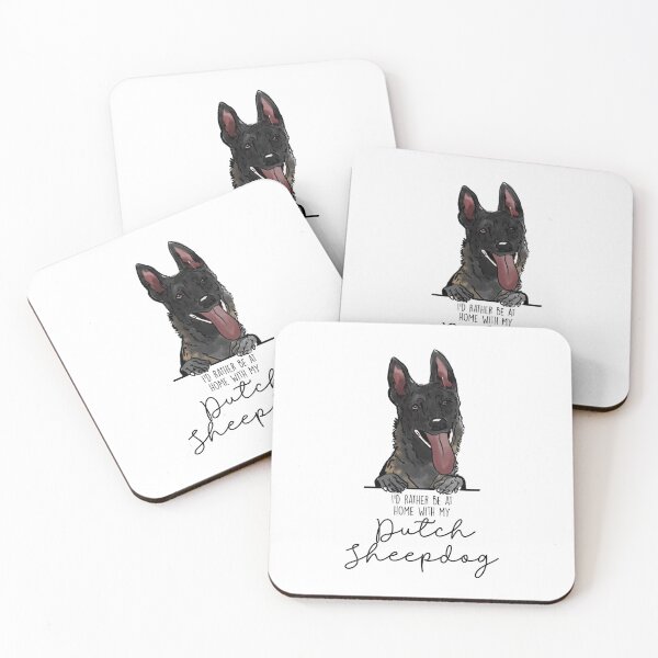 Item preview, I’d rather be at home with my Dutch Shepherd designed and sold by Little Fuzz Shop.