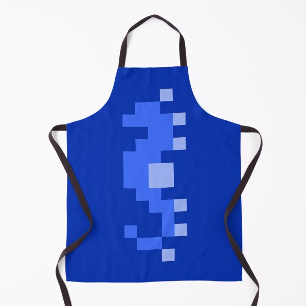 Item preview, Blue Pixel Sea Horse designed and sold by rin3d .