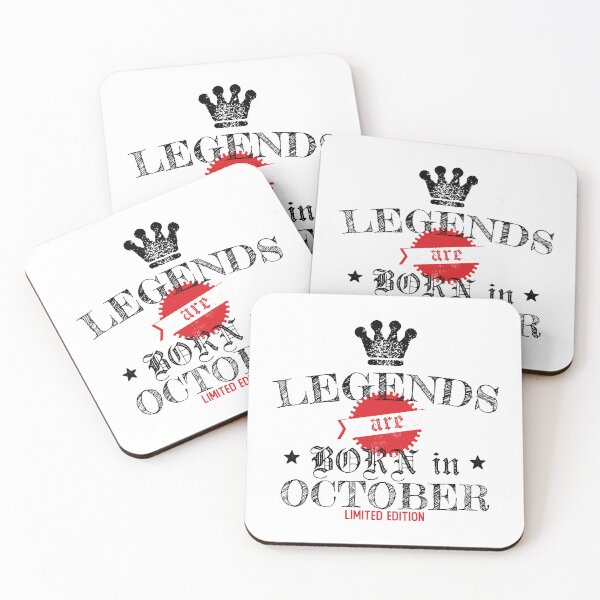Item preview, Funny Birthday Legends are Born in October designed and sold by wingstar.