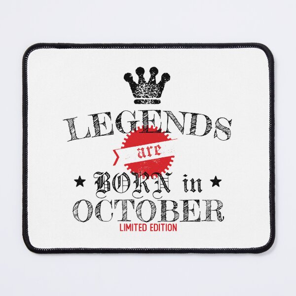 Item preview, Funny Birthday Legends are Born in October designed and sold by wingstar.