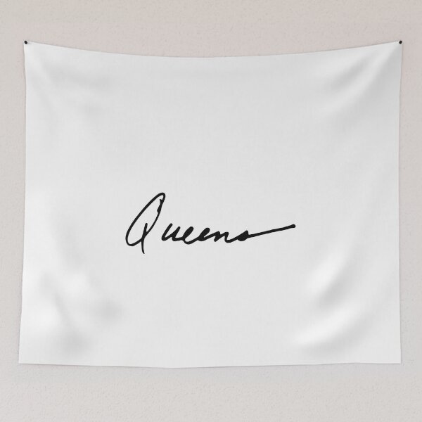 Item preview, Queens Handwriting Script  New York Sticker designed and sold by explorecity.