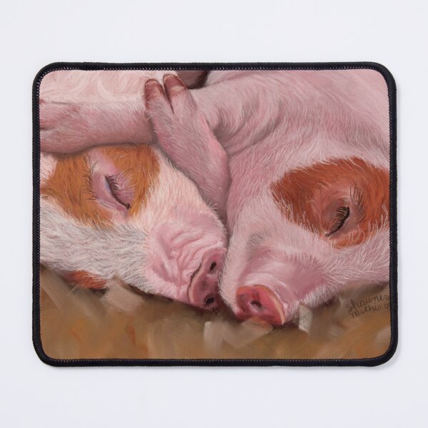 Artikelvorschau, Originalvorlage der weichen pastellfarbenen kuscheligen Ferkel entworfen und verkauft von SnugglyPalette.
