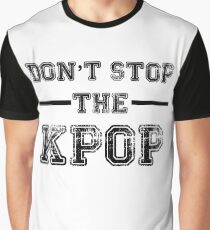 Camiseta gráfica No detengas el KPOP