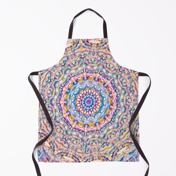 Item preview, Flower of Life Mandala in Pastel Pink and Peach designed and sold by MediaArtbyMara.