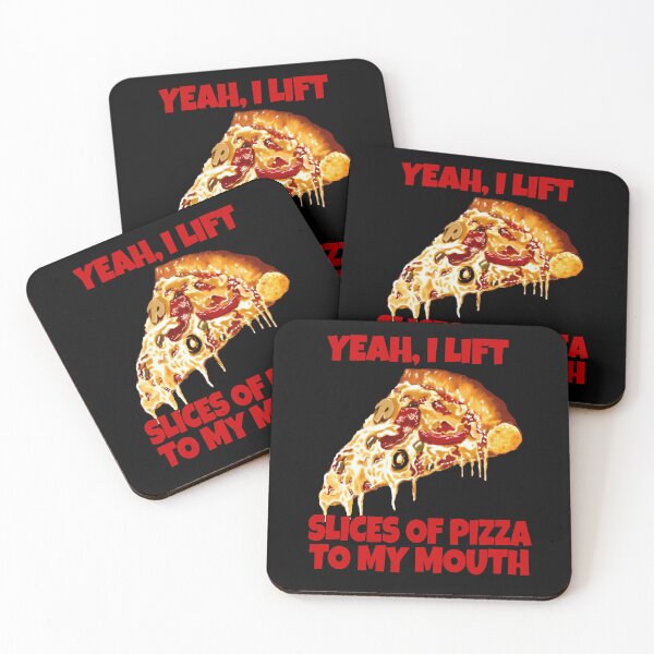 Item preview, Funny Pizza Lover Yeah, I Lift Slices Of Pizza To My Mouth designed and sold by fantasticdesign.