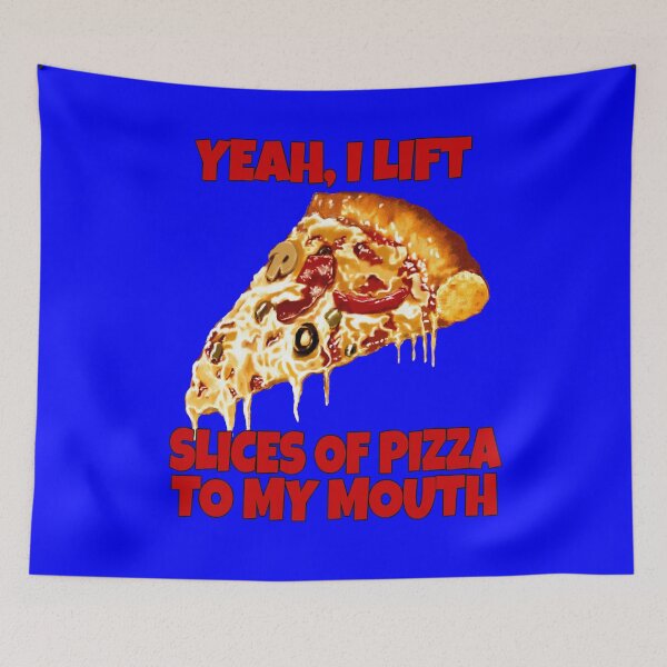 Item preview, Funny Pizza Lover Yeah, I Lift Slices Of Pizza To My Mouth designed and sold by fantasticdesign.