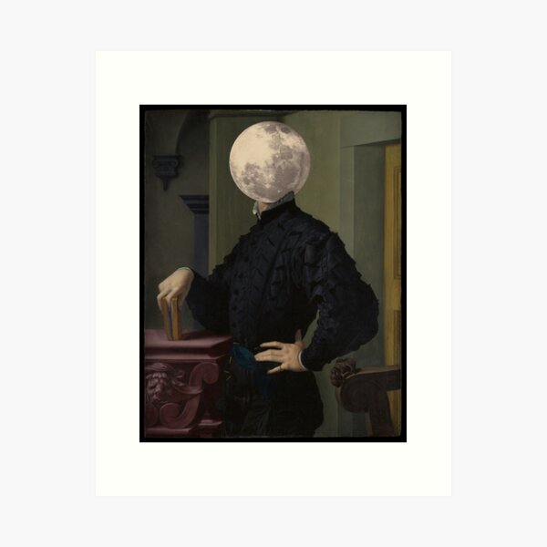 Aperçu de l'œuvre Portrait d'une Jeune Lune créée et vendue par ArchiveFox.