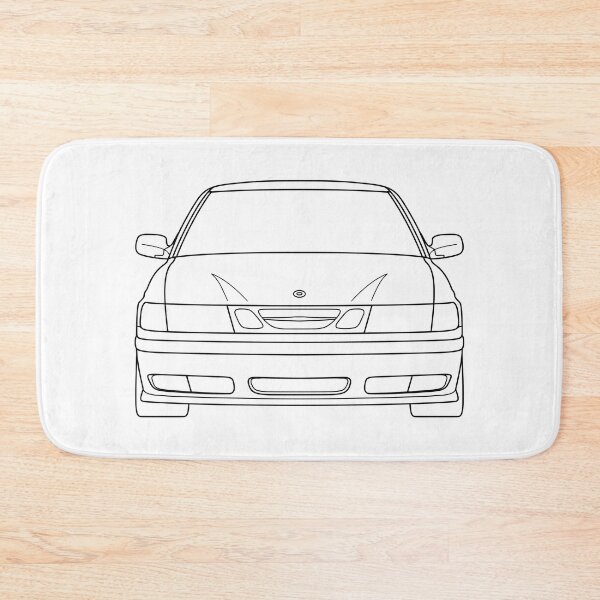 Item preview, Saab 9-3 1998-2003 black lines designed and sold by EdimDesign.