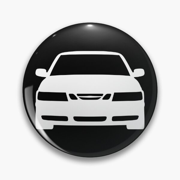 Item preview, Saab 9-3 1998-2003 white silhouette designed and sold by EdimDesign.