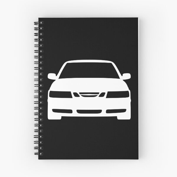 Item preview, Saab 9-3 1998-2003 white silhouette designed and sold by EdimDesign.