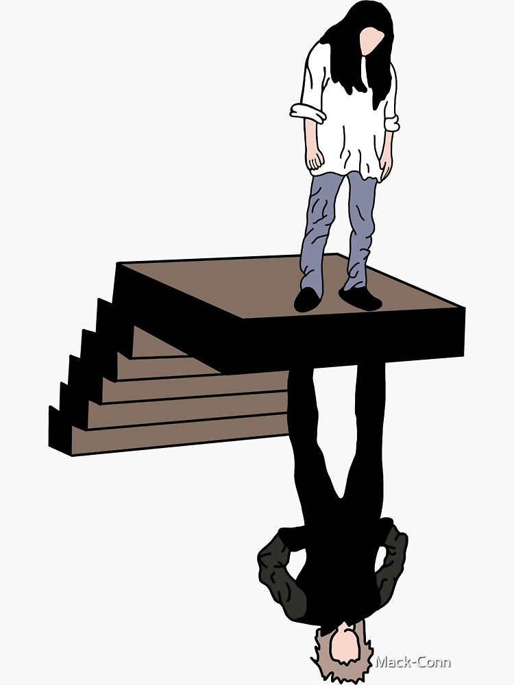 "As the World Falls Down" Sticker for Sale by MackConn Redbubble