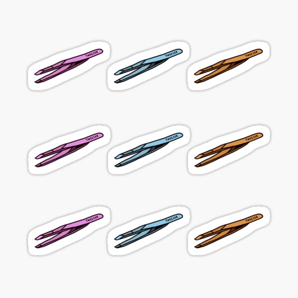 "Tweezer" Sticker by lalashellsArt Redbubble