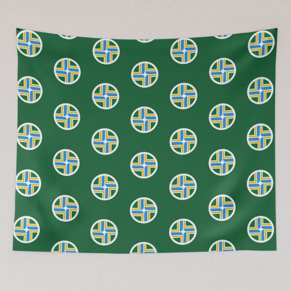 Item preview, Portland Oregon City Flag Emblem designed and sold by TwoTenDesign.