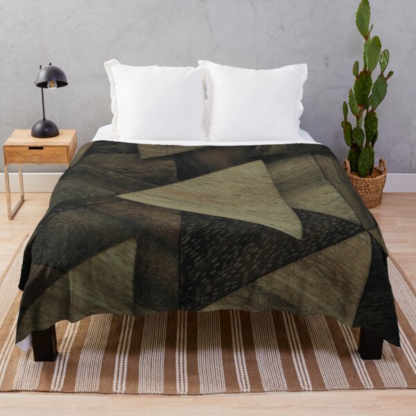 Item preview, Triangles trendy wood pattern designed and sold by cutecrazytshirt.