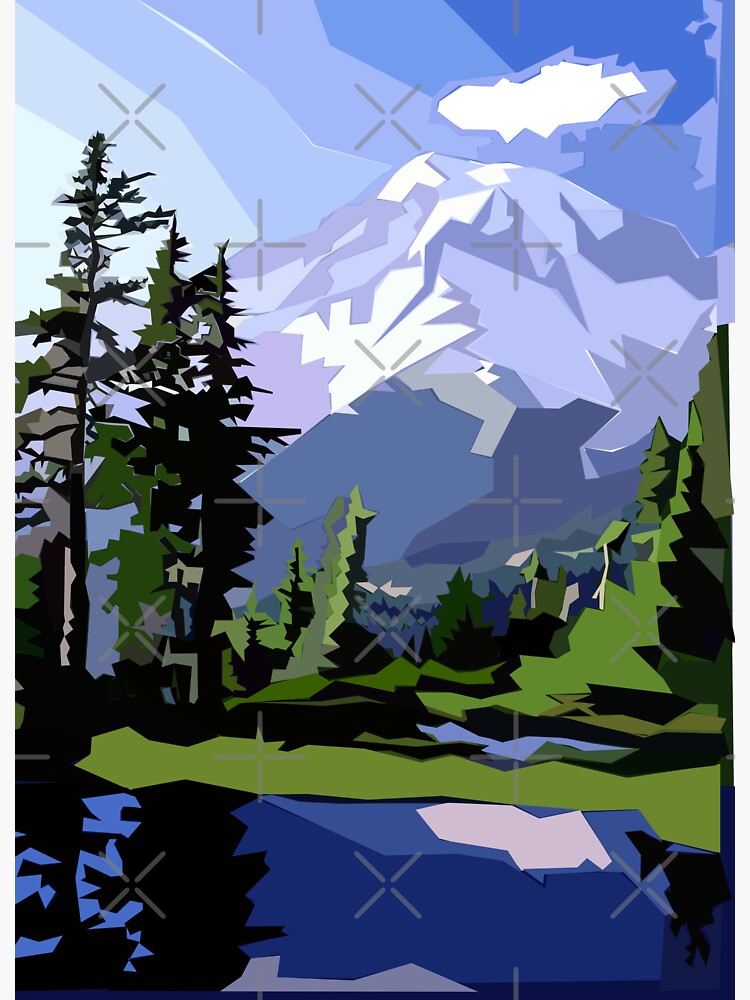 Thumbnail 3 of 3, Sticker, Washington designed and sold by ColeRW.
