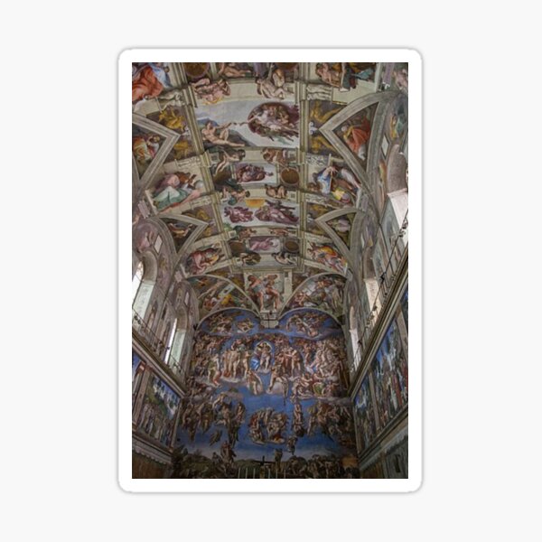 Item preview, The ceiling of the Sistine Chapel by Michelangelo designed and sold by BritishFashion.