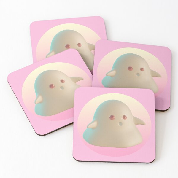 Item preview, Cute Ghost with Pink Eyes designed and sold by With Love, InspireMari.