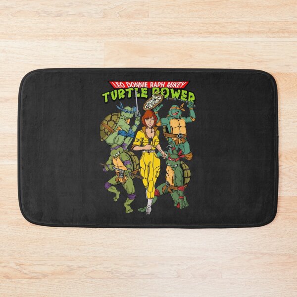 Artikelvorschau, Classic Leo, Donnie, Raph, Mikey und April O&x27;Neil – Turtle Power! Klassisches T-Shirt entworfen und verkauft von rilleyvarenaudg.