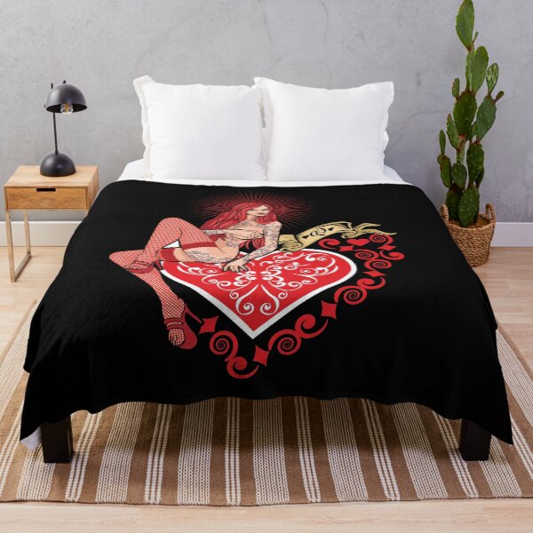Item preview, sexy tattooed girl and heart designed and sold by amid999.