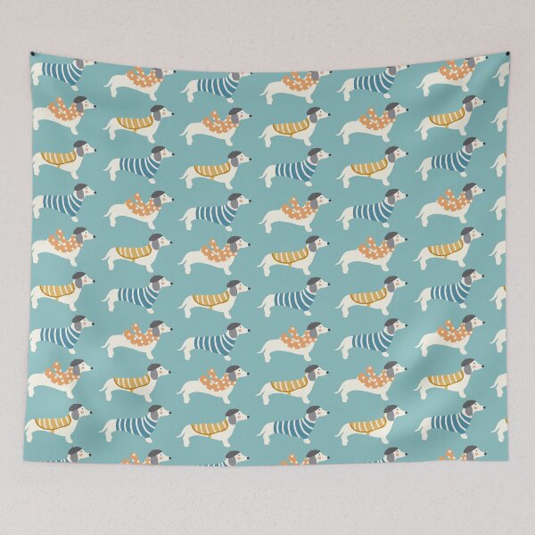Item preview, French sausage dogs designed and sold by Cheekyleopard.