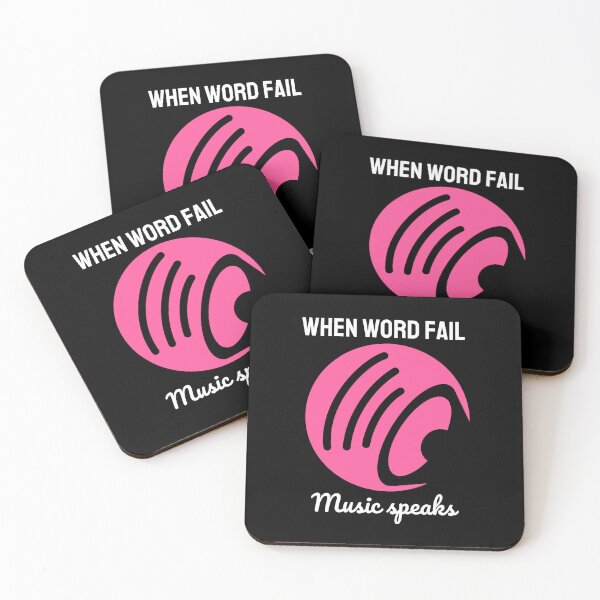 Item preview, When Word Fail Music Speaksi love music,musician,party,sound,band,music lover,music enthusiast,let the music speak,music fan designed and sold by NAZIMNADIR.