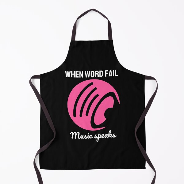 Item preview, When Word Fail Music Speaksi love music,musician,party,sound,band,music lover,music enthusiast,let the music speak,music fan designed and sold by NAZIMNADIR.