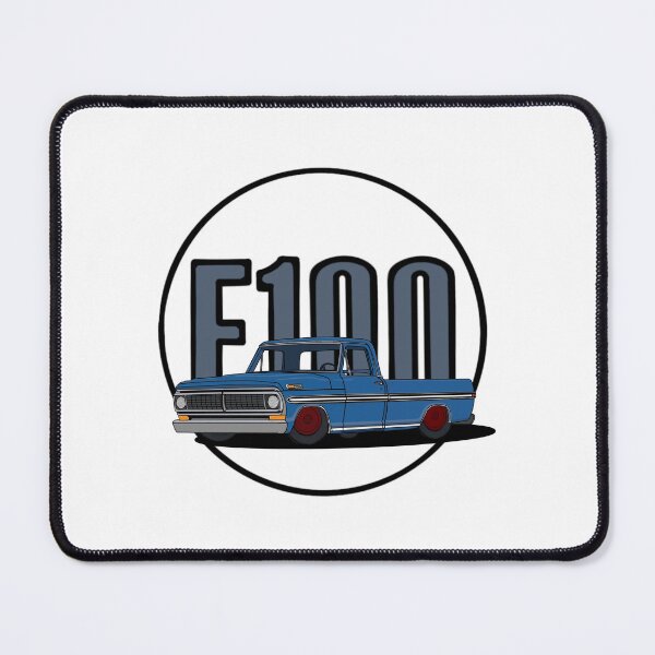 Item preview, Vintage Ford F-100 Ranger Lowered (blue) designed and sold by RampRatGear.