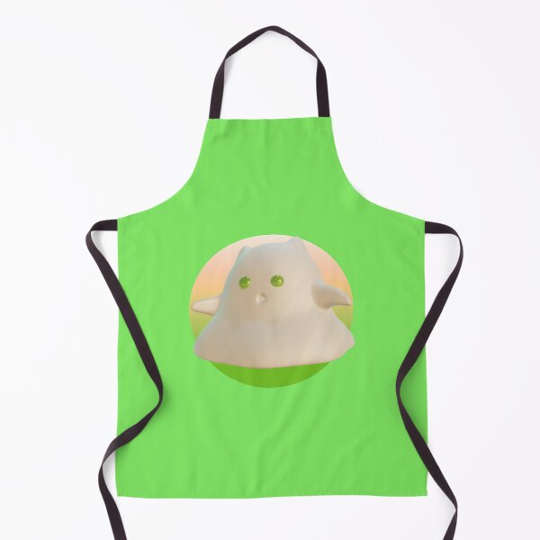 Item preview, Cute Ghost with Green Eyes and Cat Ears designed and sold by With Love, InspireMari.