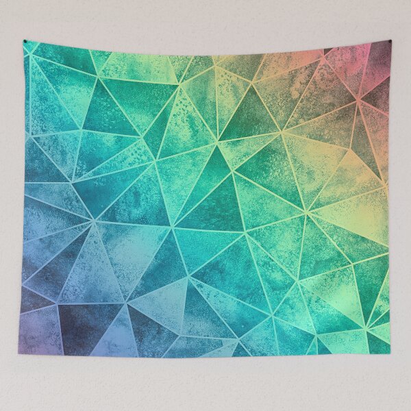 Item preview, Triangles multicolor pattern designed and sold by cutecrazytshirt.