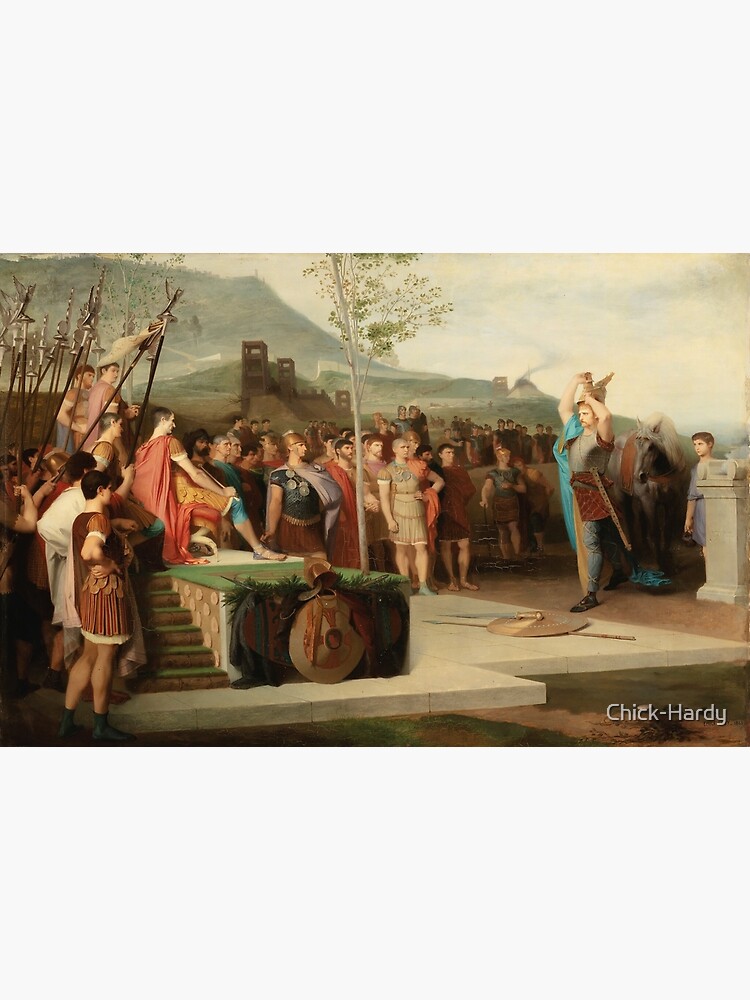 "Vercingetorix throws down his arms at the feet of Julius Caesar