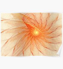 Abstract flower Poster