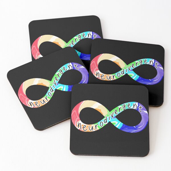 Item preview, Neurodivergent Rainbow Infinity Symbol - Swirled designed and sold by soulsongdesign.