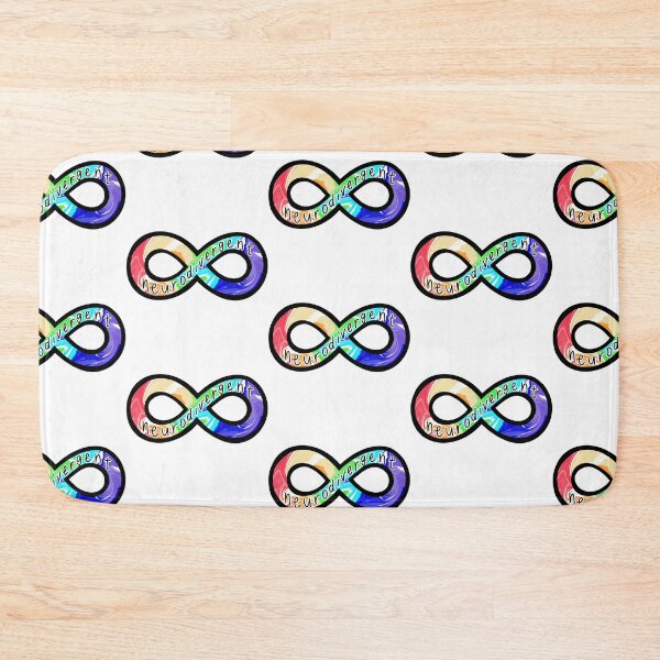 Item preview, Neurodivergent Rainbow Infinity Symbol - Swirled designed and sold by soulsongdesign.