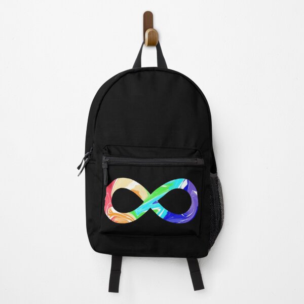 Item preview, Neurodivergent Rainbow Infinity Symbol - Swirled Plain designed and sold by soulsongdesign.