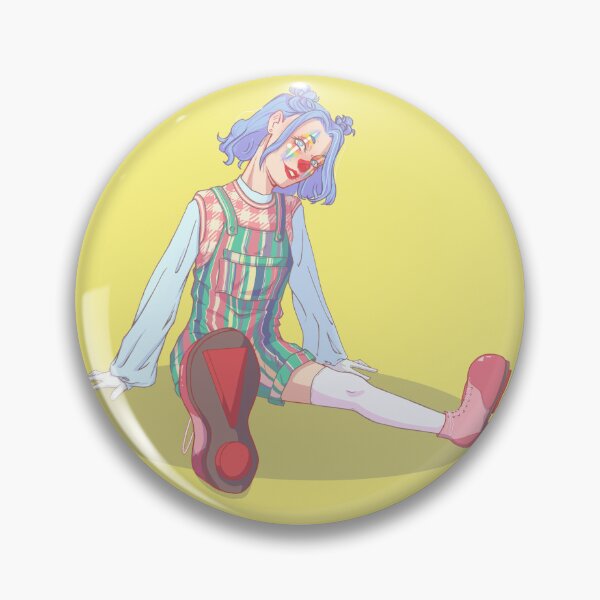 Item preview, Colorful Clown Girl Sticker designed and sold by teiznekcam.