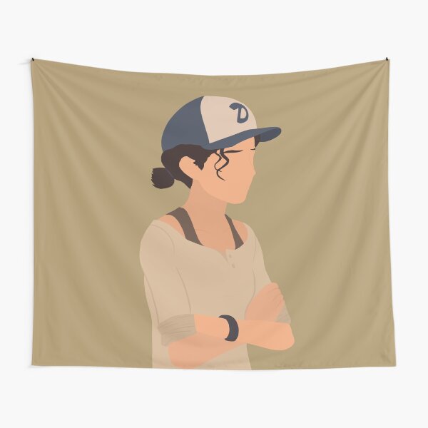 The Walking Dead A New Frontier Clementine Tapestry for Sale by senaeksi Redbubble