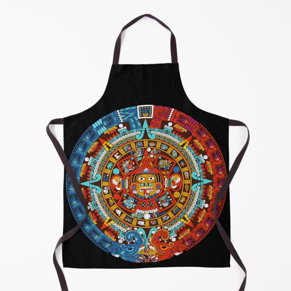 Item preview, Piedra del Sol - Night And Day Aztec Calendar Sun Stone designed and sold by Aztectees.