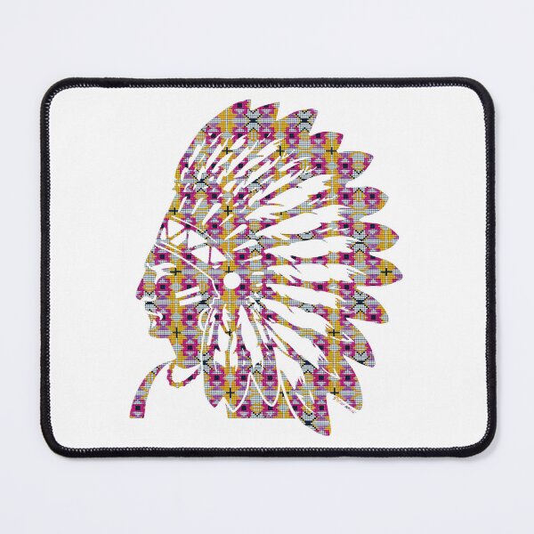 Item preview, Onacona, the Cherokee Indian and his colorful feathers designed and sold by PolairmozaiC.
