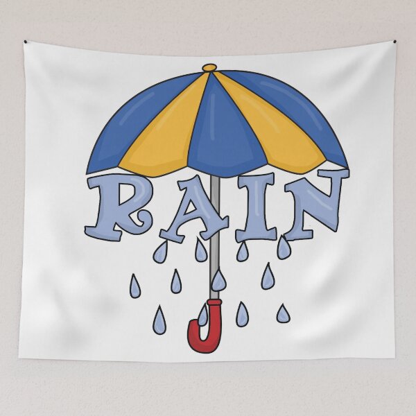 Item preview, rain designed and sold by mubeepixels.
