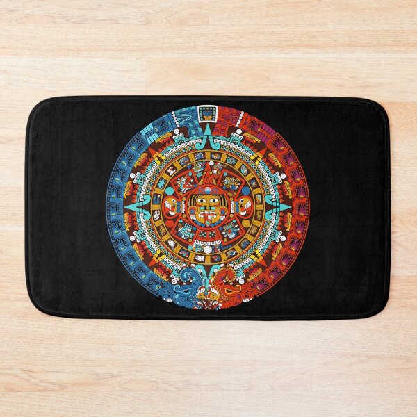 Item preview, Piedra del Sol - Night And Day Aztec Calendar Sun Stone designed and sold by Aztectees.