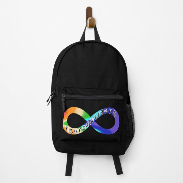 Item preview, Neurodivergent Rainbow Infinity Symbol - Geothermal designed and sold by soulsongdesign.