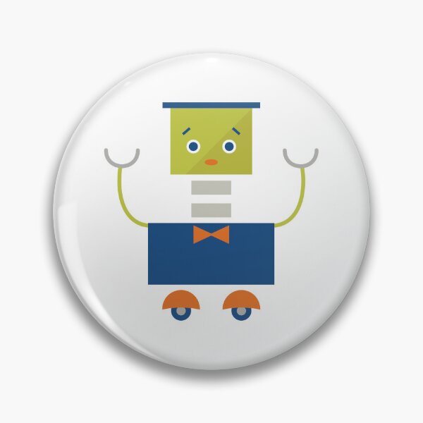 Item preview, Cute Blue and Green Robot designed and sold by StudioShine.