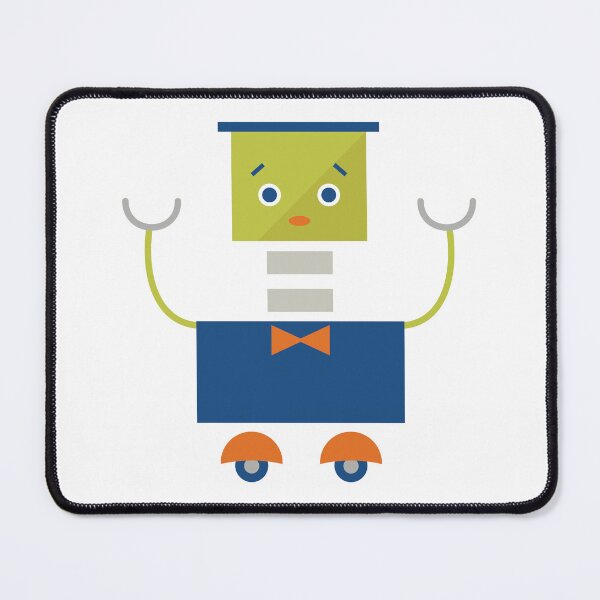 Item preview, Cute Blue and Green Robot designed and sold by StudioShine.