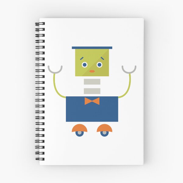 Item preview, Cute Blue and Green Robot designed and sold by StudioShine.
