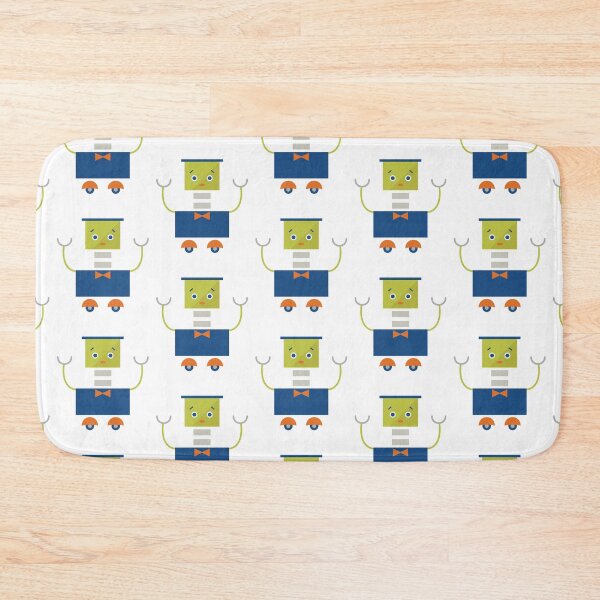Item preview, Cute Blue and Green Robot designed and sold by StudioShine.