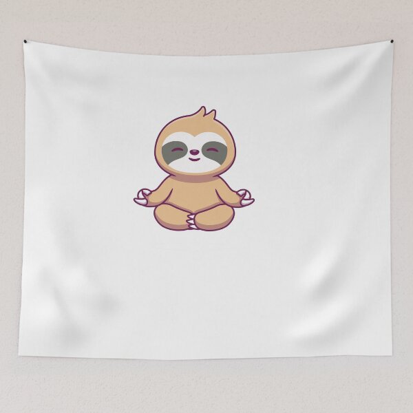 Item preview, May the sloths be ever in your favor - YOGA SLOTH designed and sold by MDclothingshop.